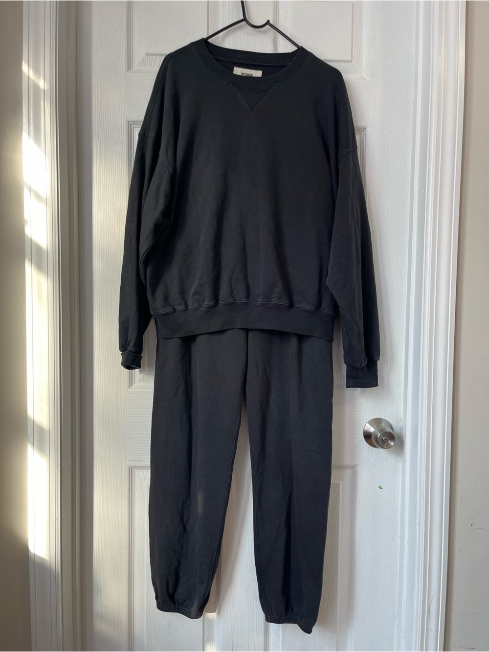 Buck mason gray Vintage Interloop Casual Lounge set sweatshirt M / Sweatpants S